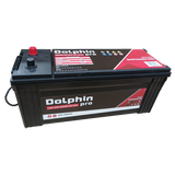 Dolphin PRO Marine Battery 140Ah 12V, boat battery, maintenance-free and high starting power