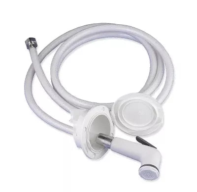 Shower set 2.5m hose shock-resistant ABS, shower holder, durable