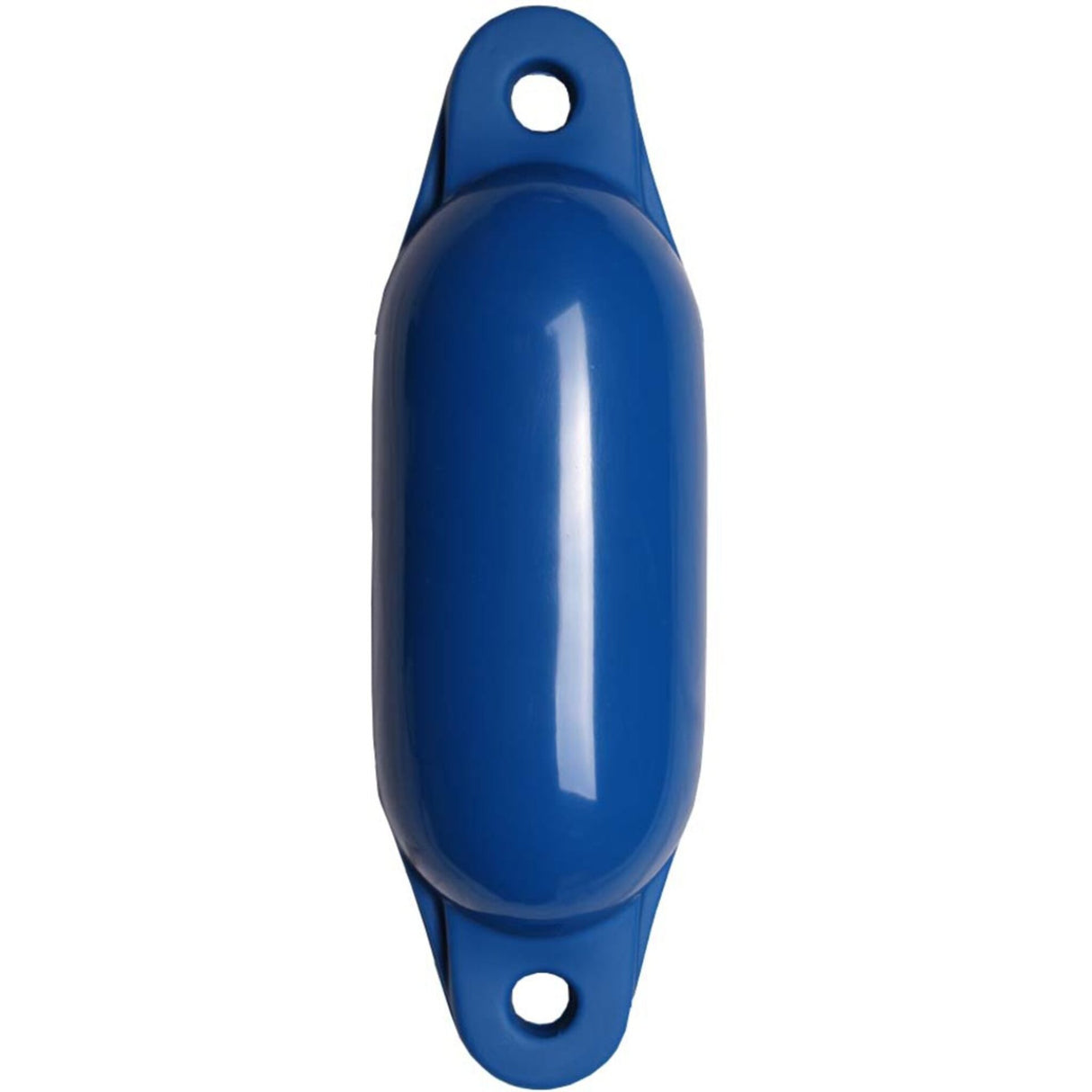 Fender cylinder inflatable 9x30cm, boat fender, brand quality with brass valve, blue