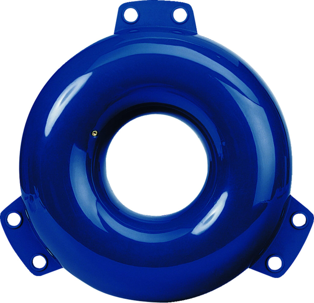 Ringfender Aufblasbar 33 cm, Kunststoff, Messing-Ventil - weiß oder blau