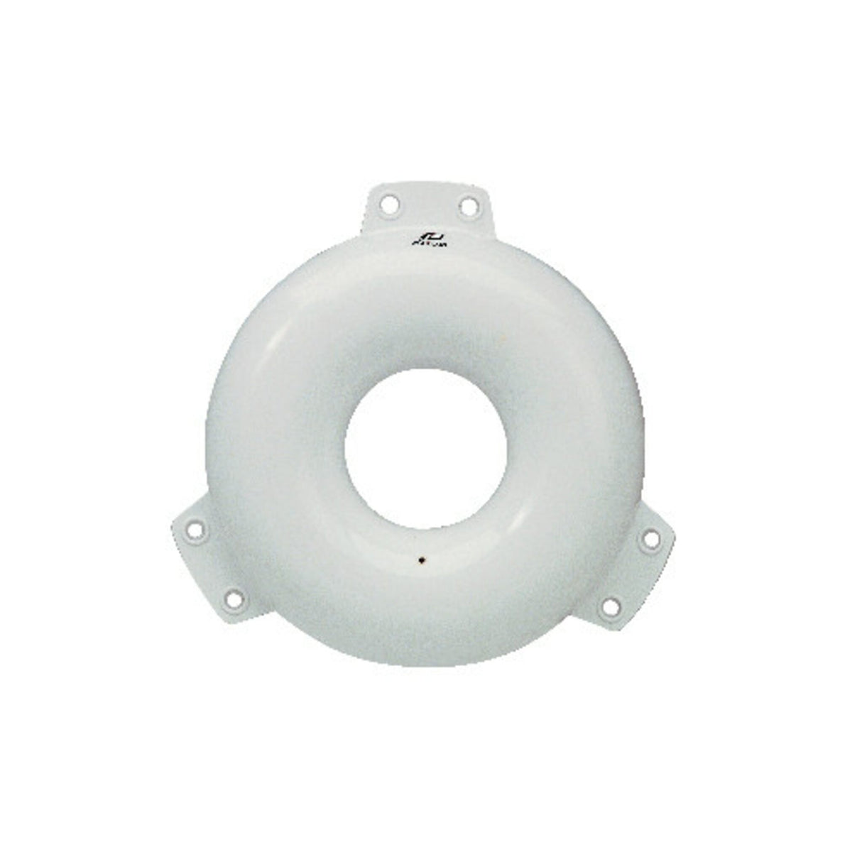Ringfender Aufblasbar 33 cm, Kunststoff, Messing-Ventil - weiß oder blau