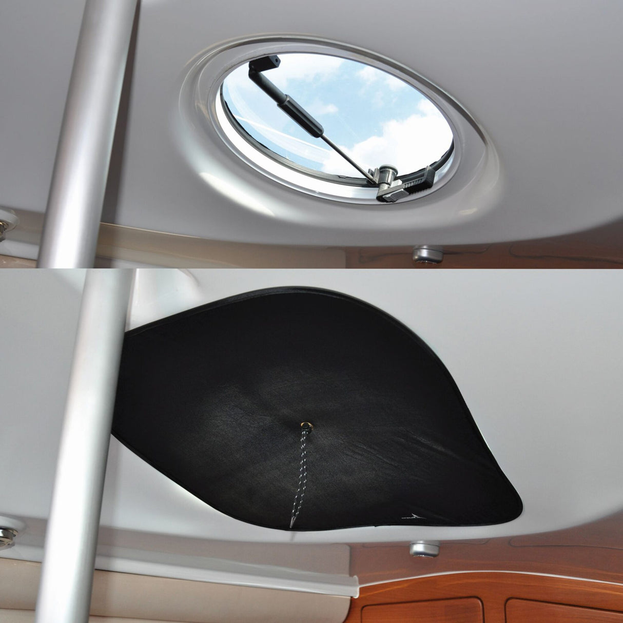 Verdunkelung für Luken und Fenster