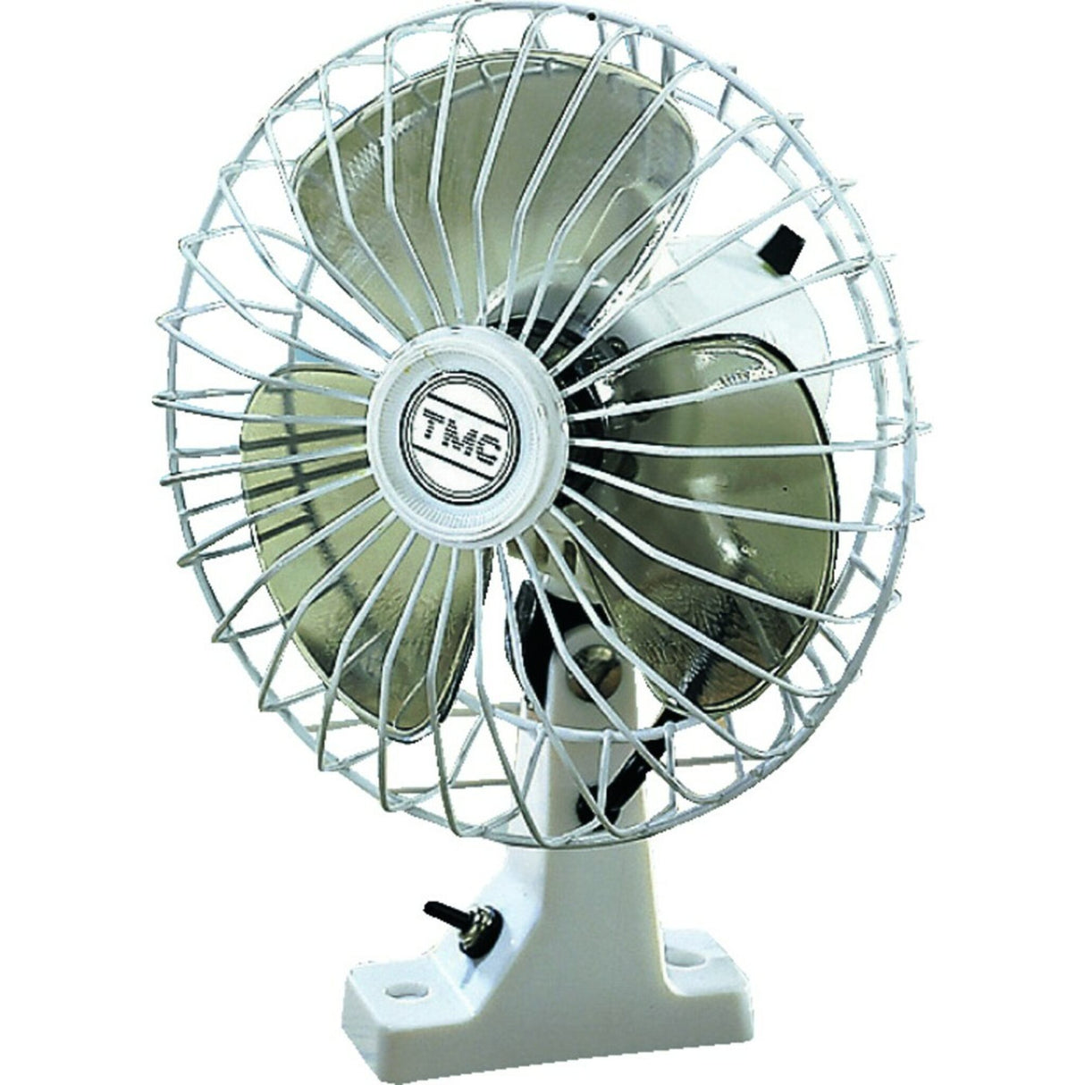 Oscillating fan for marine use, ship fan, 90° oscillating axis mechanism switchable
