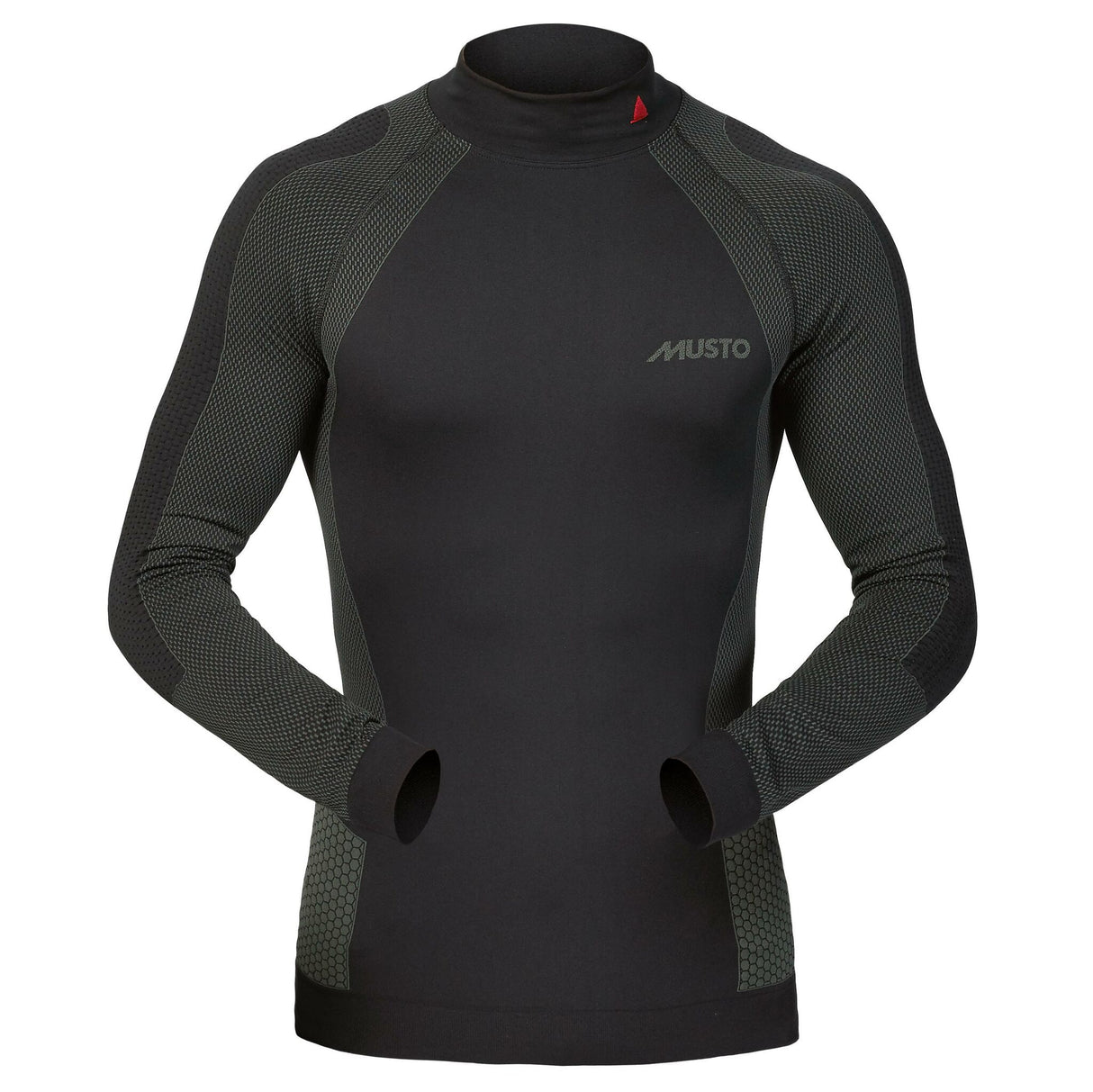 MUSTO Active-Baselayer-Shirt für Männer, elastische Funktionswäsche, nahtlose Verarbeitung für höchsten Tragekomfort - S – XXL