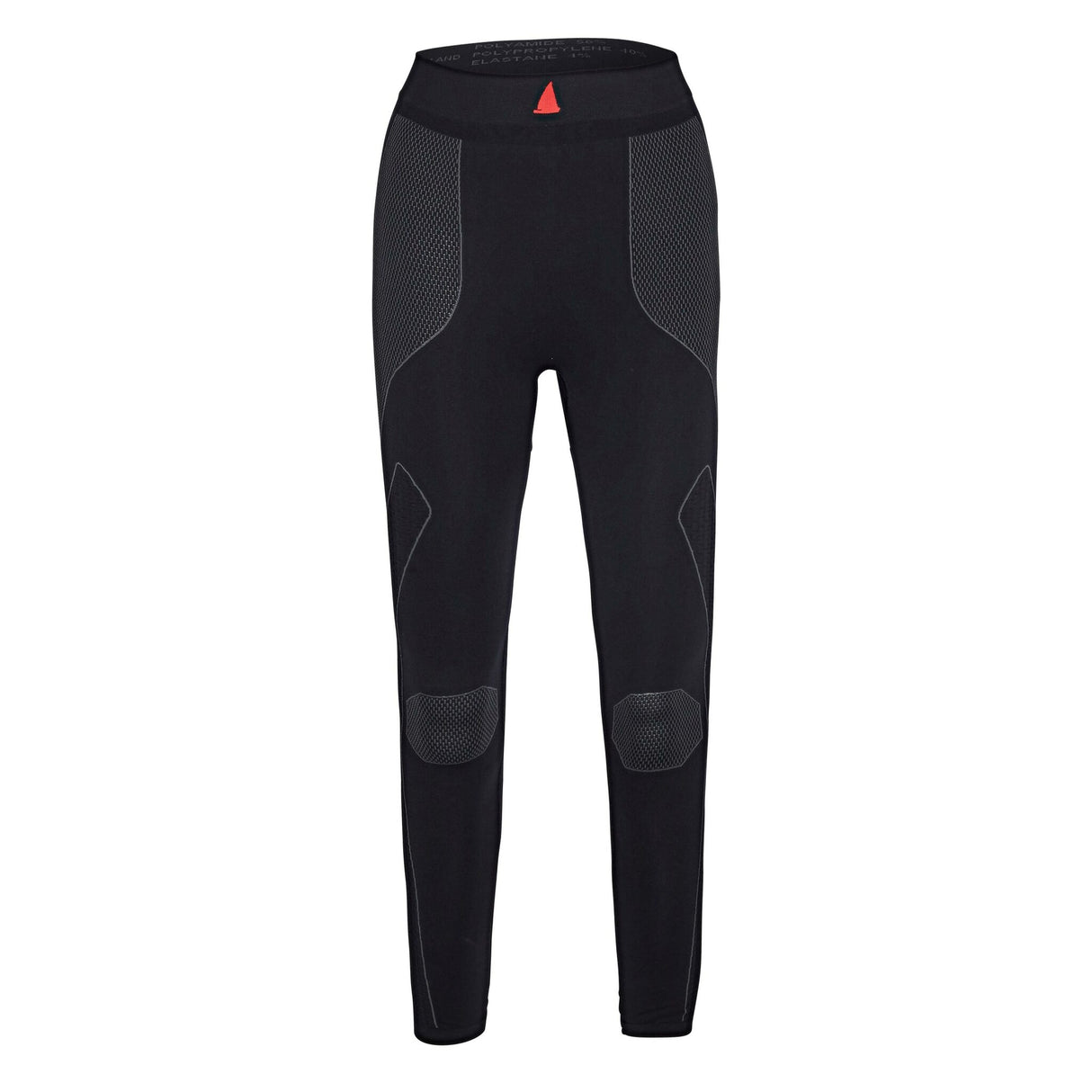 MUSTO Damen Active-Base Layer Hose schwarz, nahtlose Funktionsleggings, hoher Tragekomfort  - M – XXL