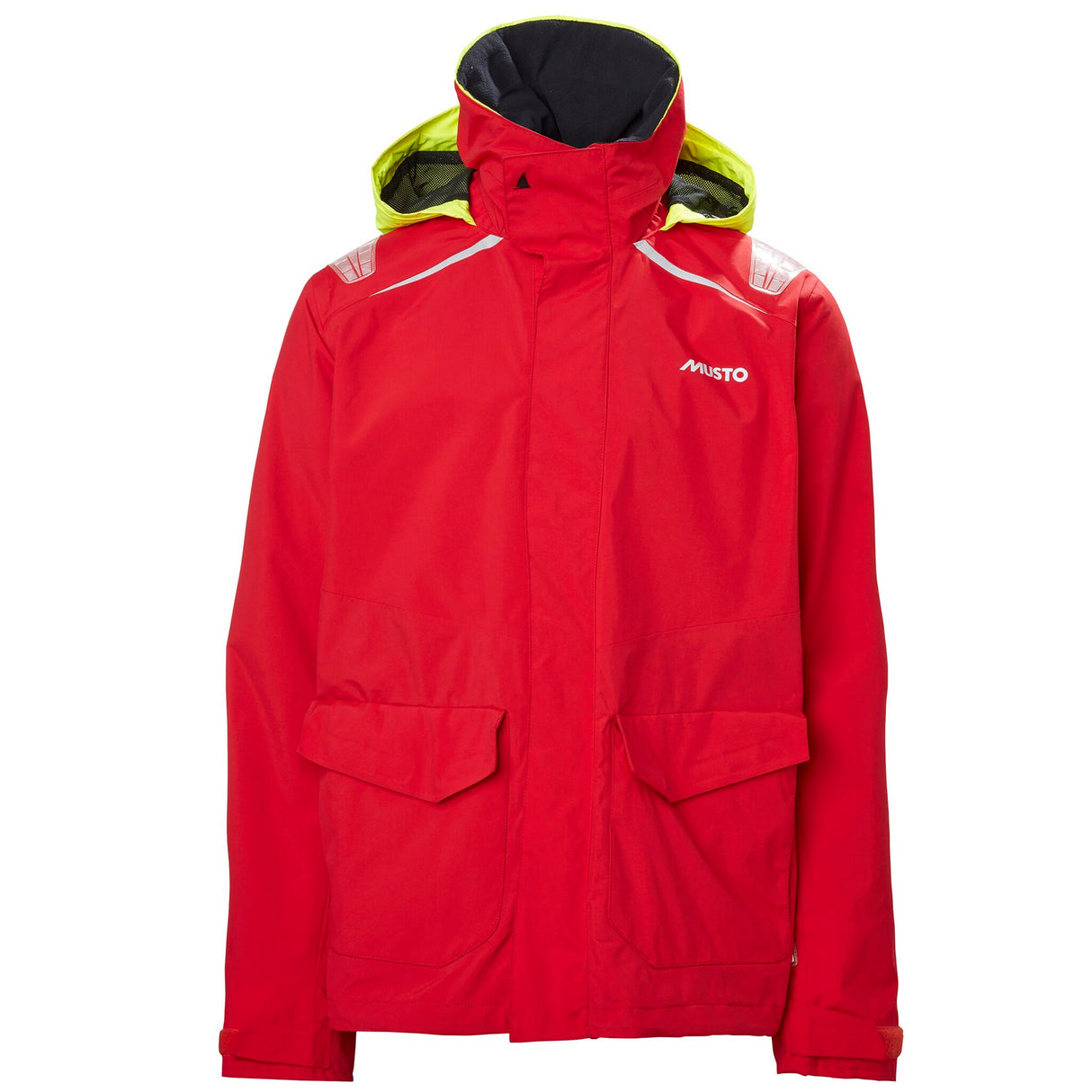 MUSTO Inshorejacke BR1 Herren, wasserdichte Segeljacke mit fleecegefüttertem Kragen und reflektierenden Streifen - M – XXL