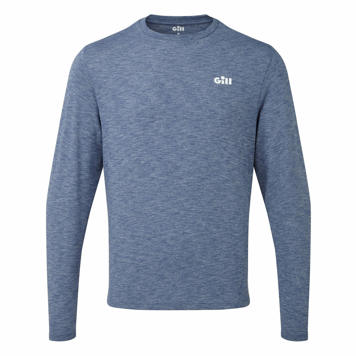 GILL Herren-Funktionsshirt Langarm, elastisch, schnell trocknend, aus recyceltem Material - L – XXL, charcoal, blau