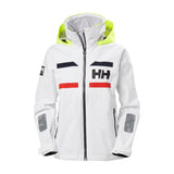 Helly Hansen Damen-Jacke SALT NAVIGATOR wasserdicht, winddicht, atmungsaktiv, maritime Funktionsjacke mit reflektierenden Elementen - 38 - 42 (Optional mit Zubehör)  
weiß oder skagen blue