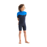 Jobe Kinder-Neoprenshorty BOSTON 2 mm, Kurzarm-Neoprenanzug, wärmedämmend & dehnbar, CE-zertifiziert - 116 - 176 (Optional mit farbig)