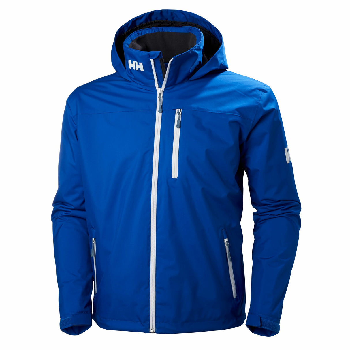 Helly Hansen Herren-Jacke CREW HOODED MIDLAYER wasserfest, atmungsaktiv, vielseitig elegantes Design - M – 3XL, weiß, hellgrau, royalblau, navy, graphit