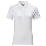 MUSTO Damen Poloshirt UV-Schutz, Sportshirt mit innovativer Sunblock-Technologie - 36 - 46 (weiß, navy)