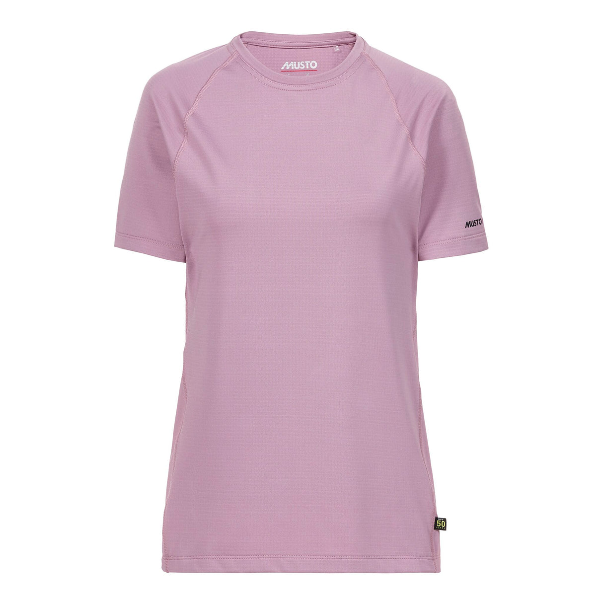 MUSTO Damen T-Shirt EVOLUTION SUNBLOCK UV-Schutz, Sportshirt, atmungsaktiv und funktional - 36 – 46 (lila, navy)