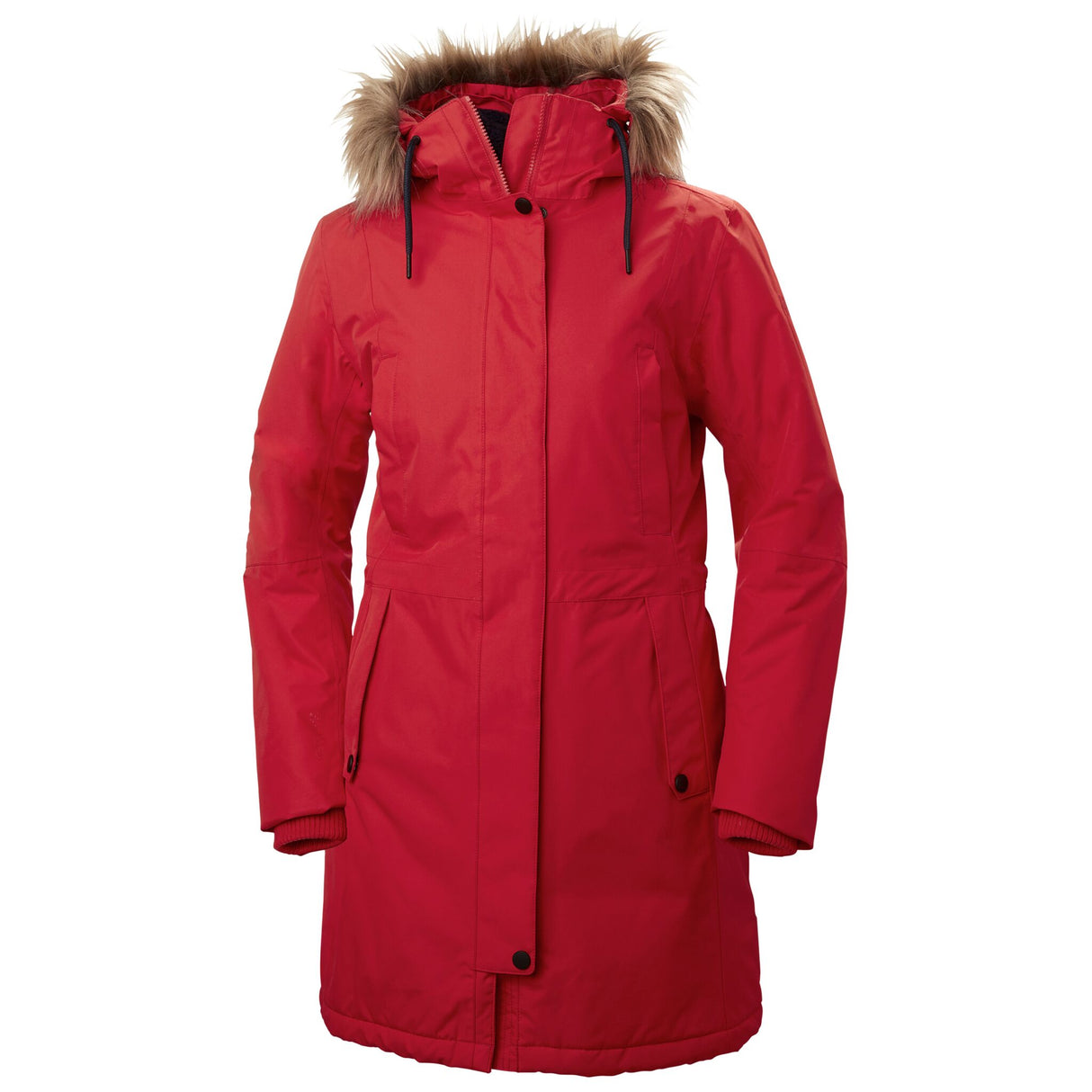 MAYEN Parka Damenrot - wasserdicht, atmungsaktiv, warmer Wintermantel für kalte Wetterbedingungen - 38 - 42