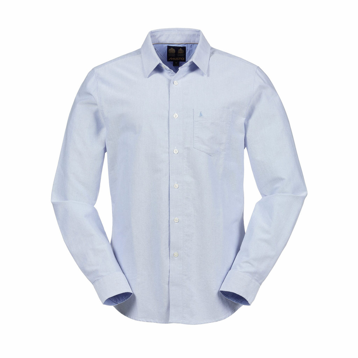 MUSTO Herren Hemd Oxford hellblau