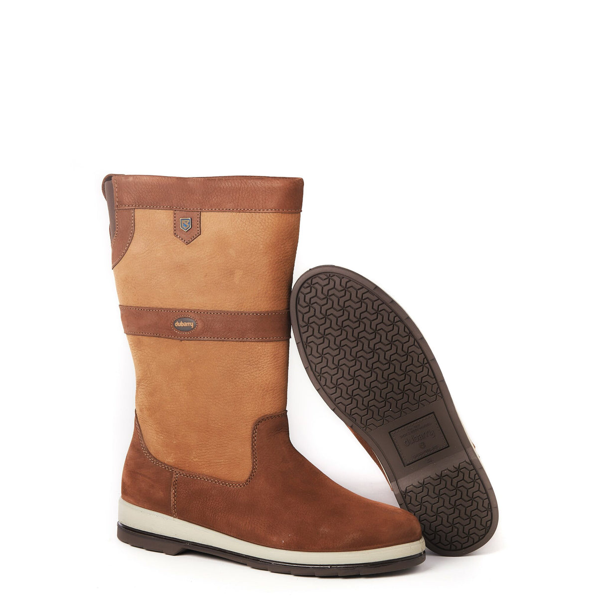 Dubarry ULTIMA sailing boots, full-grain leather, GORE-TEX® membrane, ExtraFit™ for wider feet - 36 - 48 (navy-brown, brown)