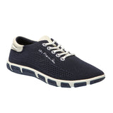 TBS JAZARIA women's boat shoe made of recycled mesh, quick-drying, with a non-slip sole for good grip - 37 - 41 (red, blue, white, mid-blue)