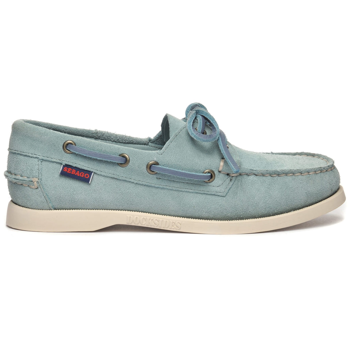 SEBAGO Women's Portland Flesh Out Boat Shoe, Lightweight, Sailing Shoes with Non-Slip Rubber Sole and 100% Suede - 37 - 42 (Optional with turquoise, beige)