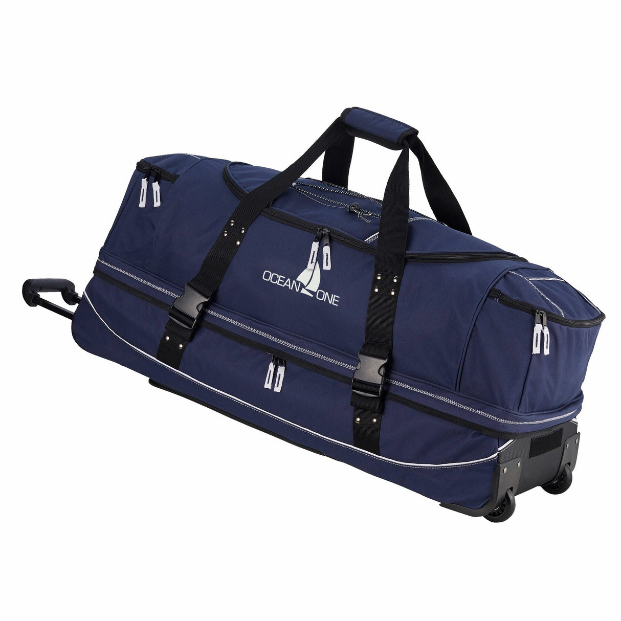 OCEAN ONE Trolleytasche 100L Rollkoffer, großer Rucksack, patentiertes Rollensystem