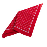 Baumwoll-Halstuch Klassisch maritim, Halstuch, schützt den Hals bei Brise - blau mit Ankern, rot mit Punkten, rot mit Ankern, blau paisley