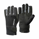 MUSTO Essential Segelhandschuhe, kurze Finger, 4-Wege-Stretch, anatomischer Komfort, optimale Bewegungsfreiheit - XS – XXL rot oder schwarz