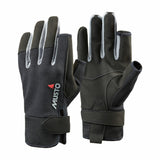 MUSTO Segelhandschuhe lange Finger, atmungsaktiv, 4-Wege-Stretch Konstruktion mit Schutzflächen - XS – XXL schwarz oder rot