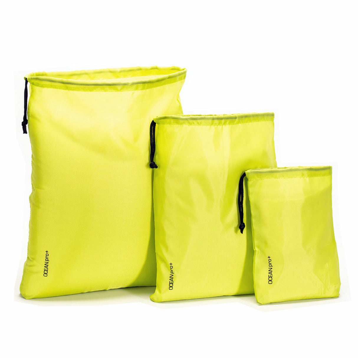OCEAN Wäschebeutel 3er Pack mit Zugband, Wäschesack, ideal für nasse Kleidung