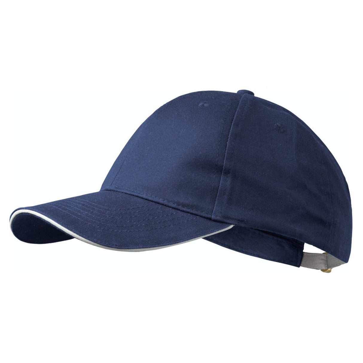 Crew-Cap mit Verstell-Schnalle, ideal für Bestickung, maritim anmutend aus 65% Polyester und 35% Baumwolle - schwarz oder marine