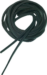 Leather shoelaces 130 cm, genuine leather shoelaces for 3-eyelet shoes, durable and high-quality - brown, navy, white