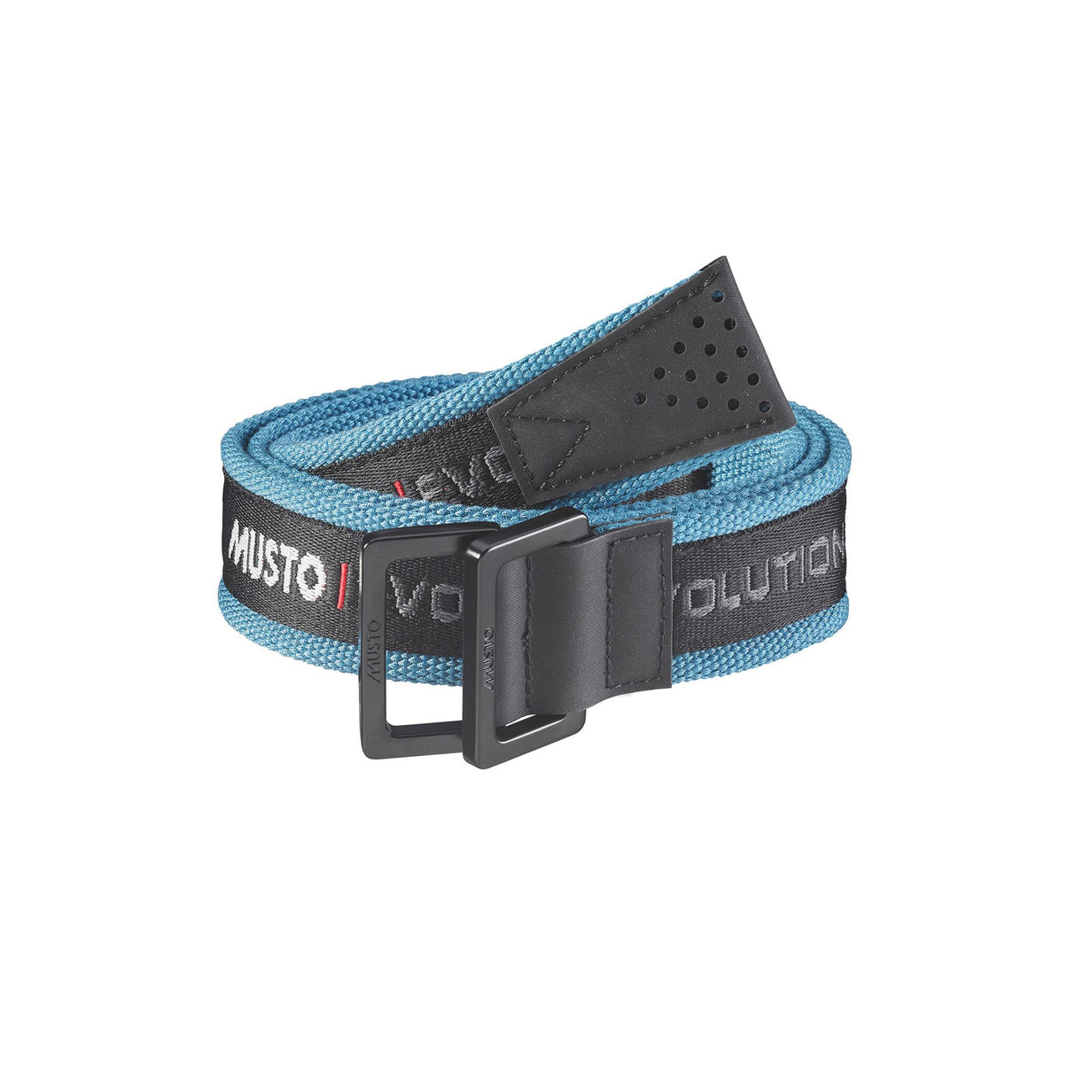 MUSTO EVOLUTION SAILING Belt, durable polyester fabric, corrosion-resistant buckle - XS/S – XL/XXL, black, grey, blue