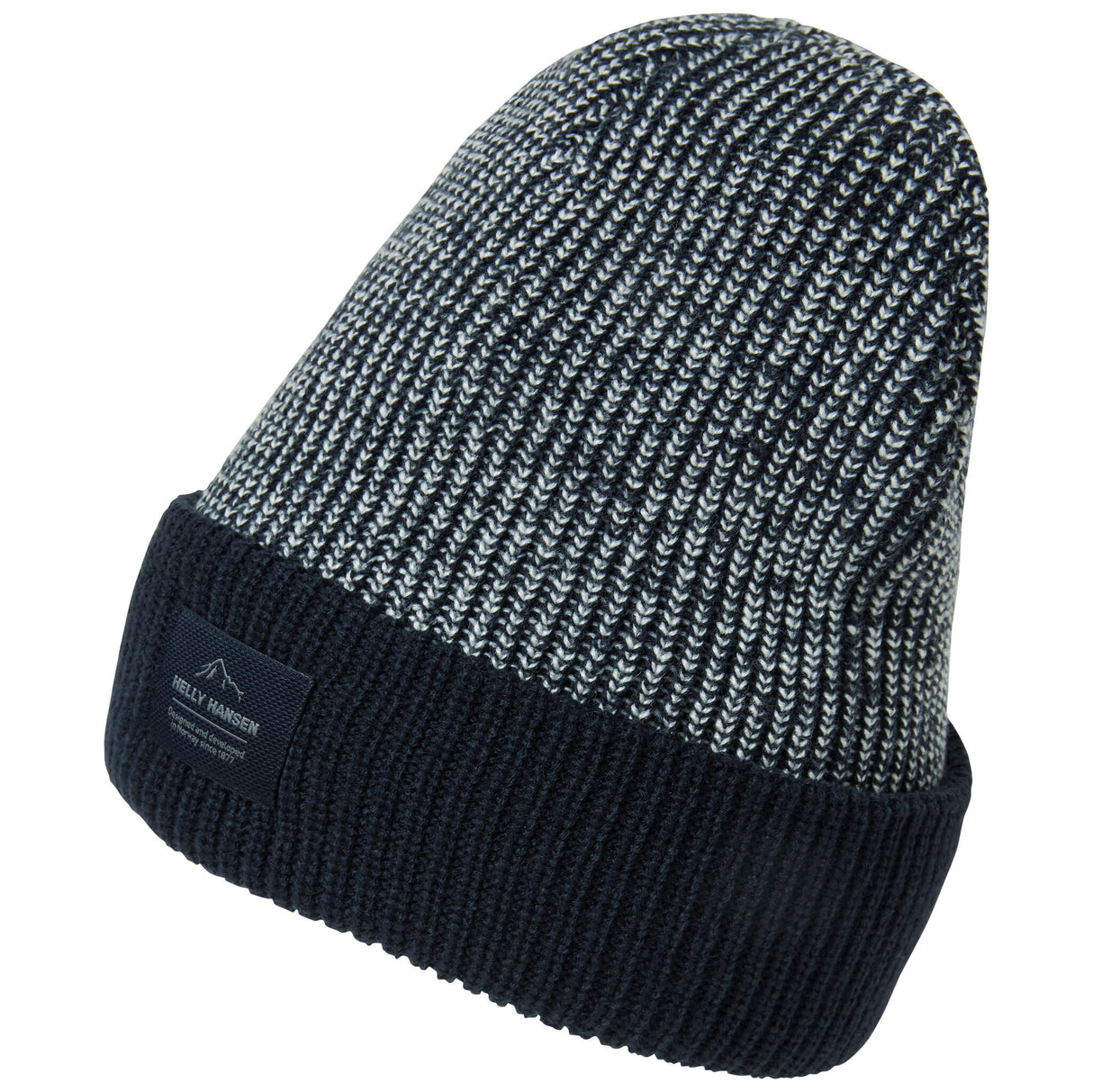 Helly Hansen Beanie Mütze Logo Cuff, warme Wintermütze, optimaler Sitz, stylisches Design für Sport und Alltag - gelb, navy, schwarz
