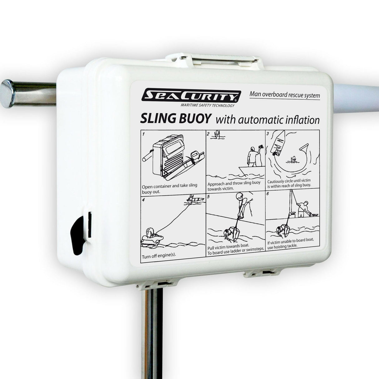 SeaCurity Bergeschlaufe Sling Buoy im ABS-Container