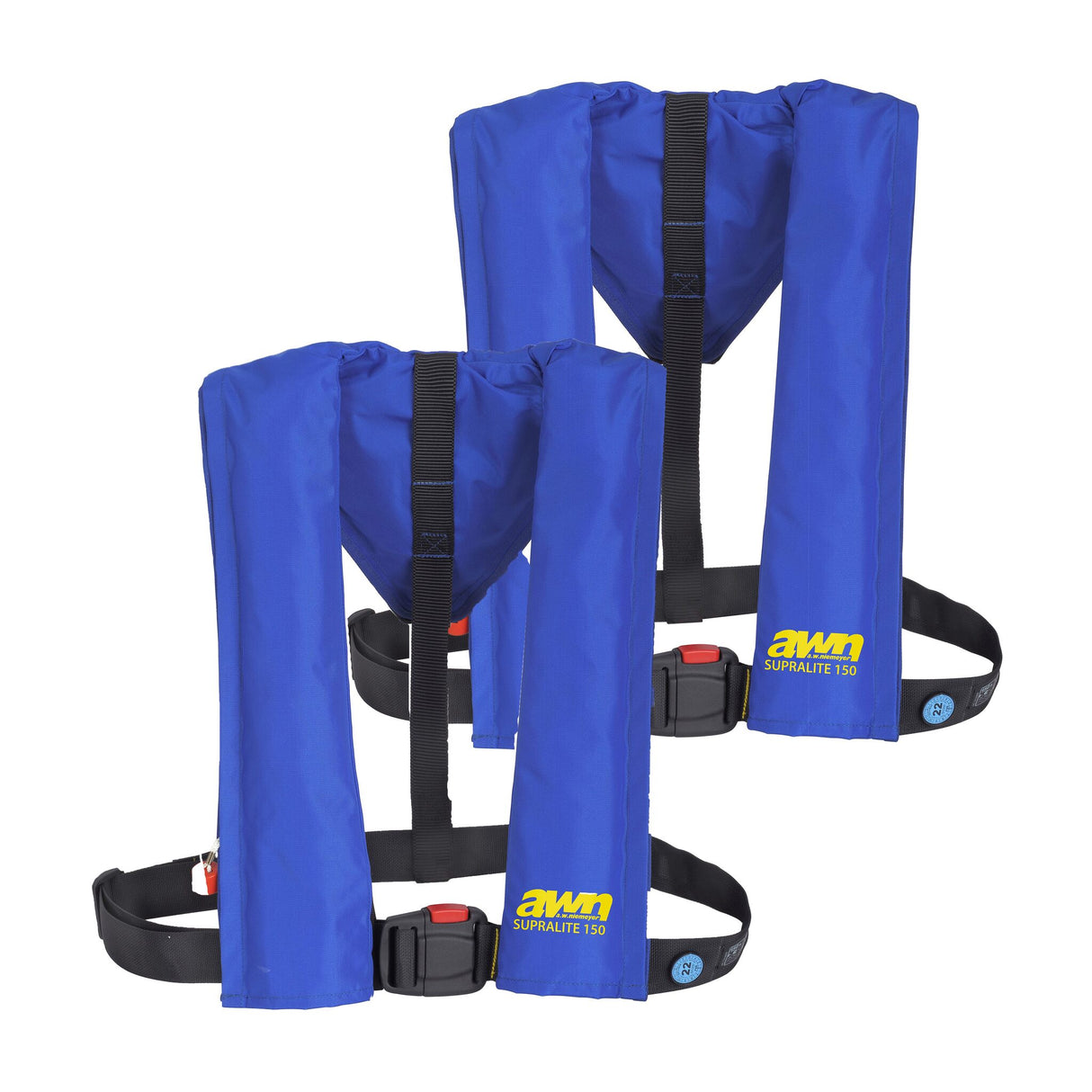 awn Rettungswesten-Set Auftrieb 150N, Schwimmweste, inkl. Bergegurt & Signalflöte