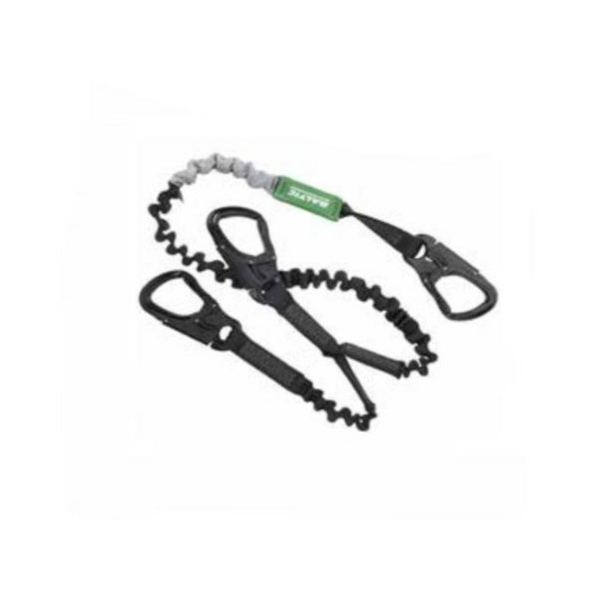 Lifeline Sicherheitsleine SUPREME 2 m, elastisches Gurtband, superstark & leicht mit Performance-Karabinerhaken - (Optional mit Anschlüssen)