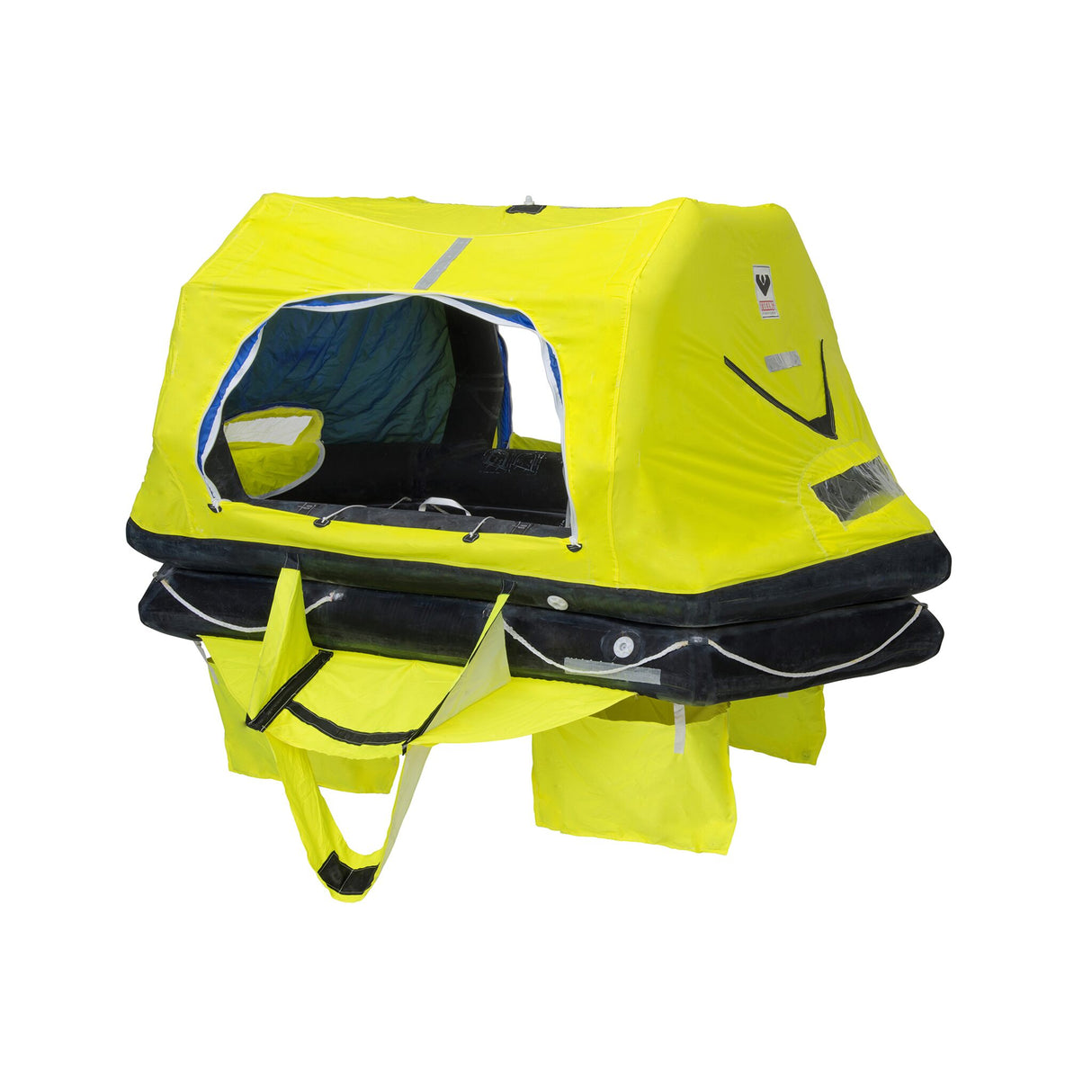 Rettungsinsel RescYou Pro selbstaufrichtend, ISO9650-1 zertifiziert, innovatives Design mit doppeltem Boden und Boarding Ramp - (Optional mit Tragetasche oder Container)