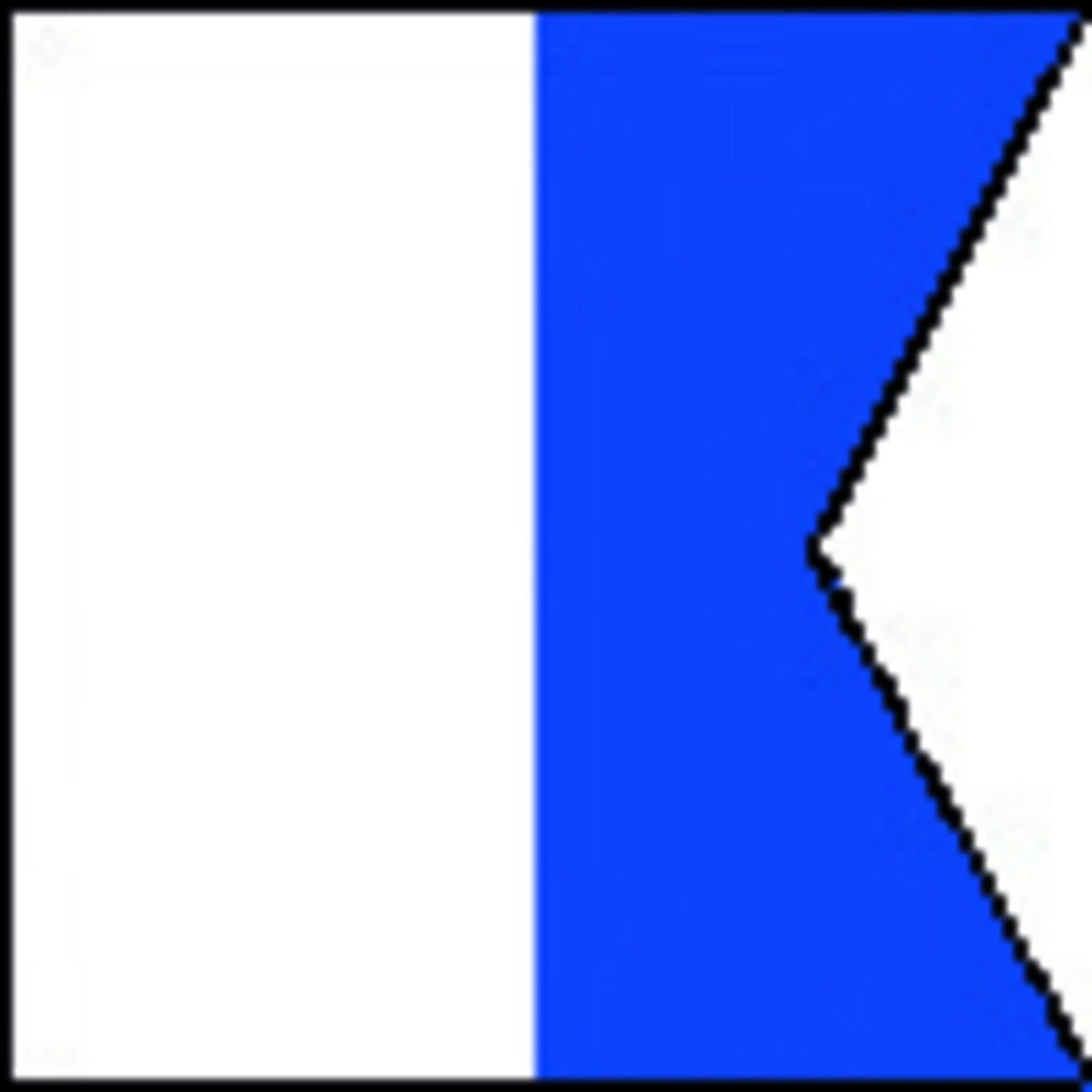 Signal-Flaggen: Flaggen-Alphabet 30 x 45 cm