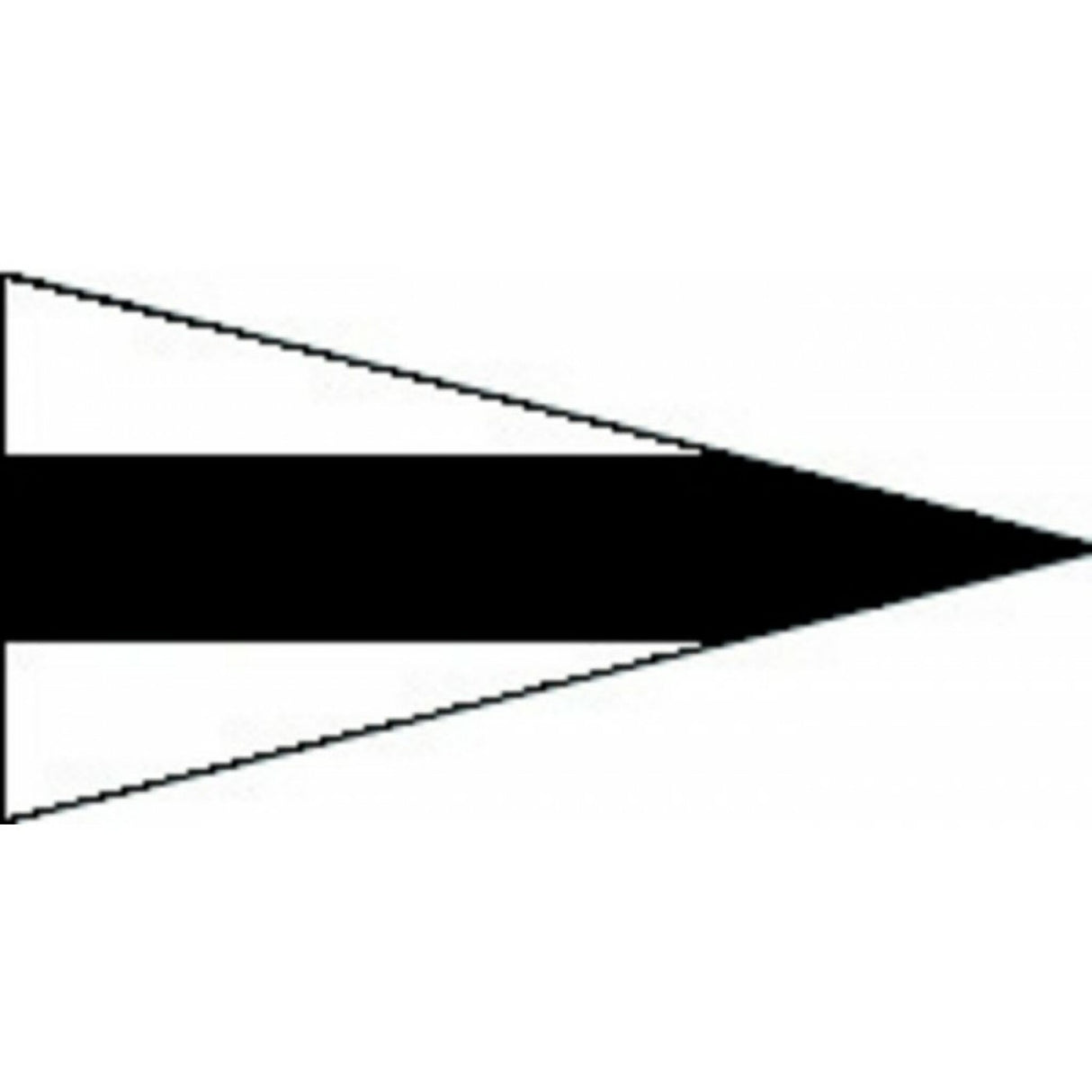 Customs flag auxiliary pennant 30 x 36 cm, signal flag, mandatory when entering German sea area