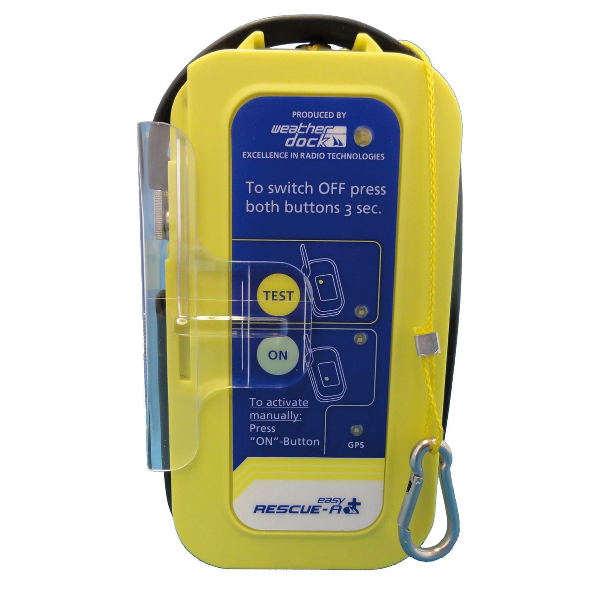 Weatherdock Notfallsender AIS-Technologie, Seenotsender, 3 automatische Auslösefunktionen und wasserdicht bis 10 m