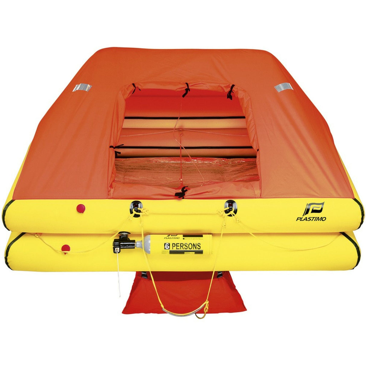 Plastimo Rettungsinsel Cruiser - selbstaufrichtendes Deck, Doppelschalenbauweise, 12 Jahre Garantie - 4 - 8 Personen