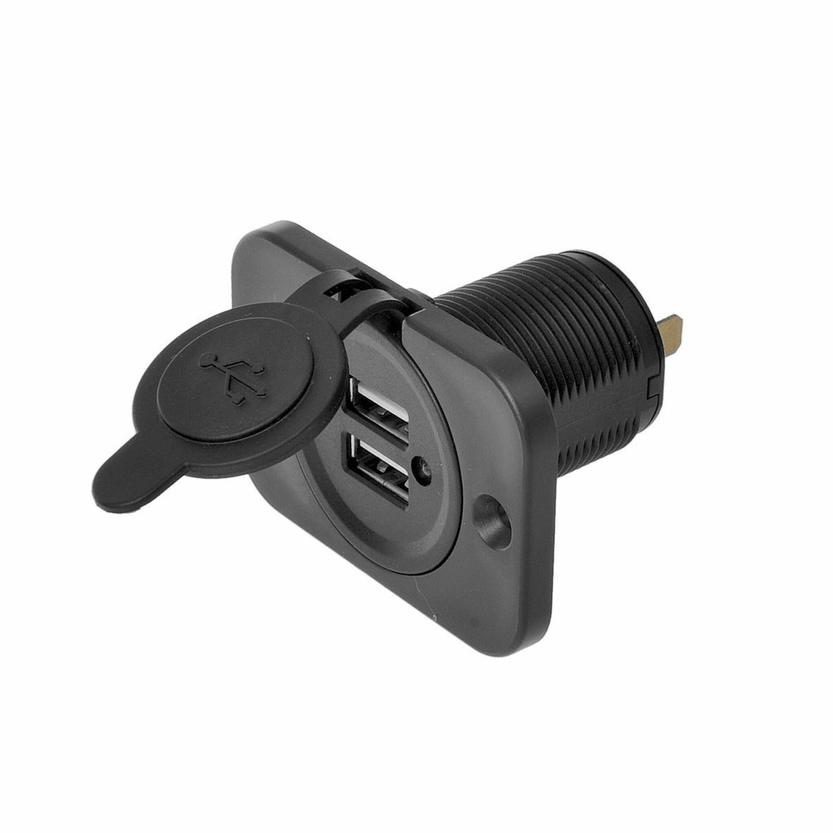 USB Doppel-Einbau-Steckdose 12/24 Volt