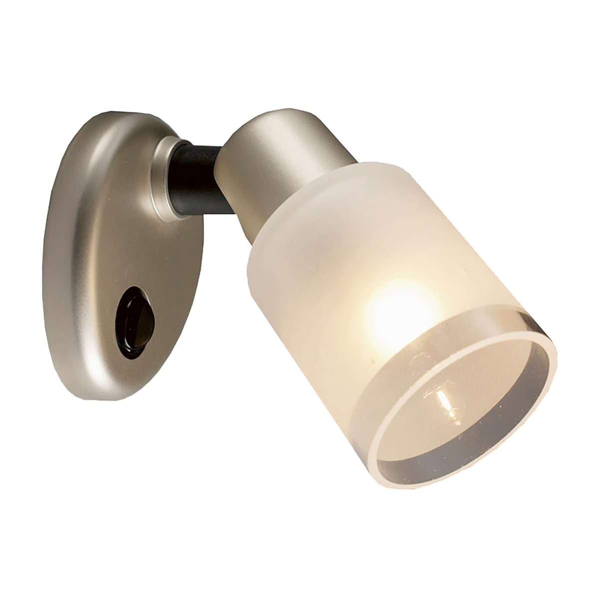 Leseleuchte Frost mit Schalter silver sand