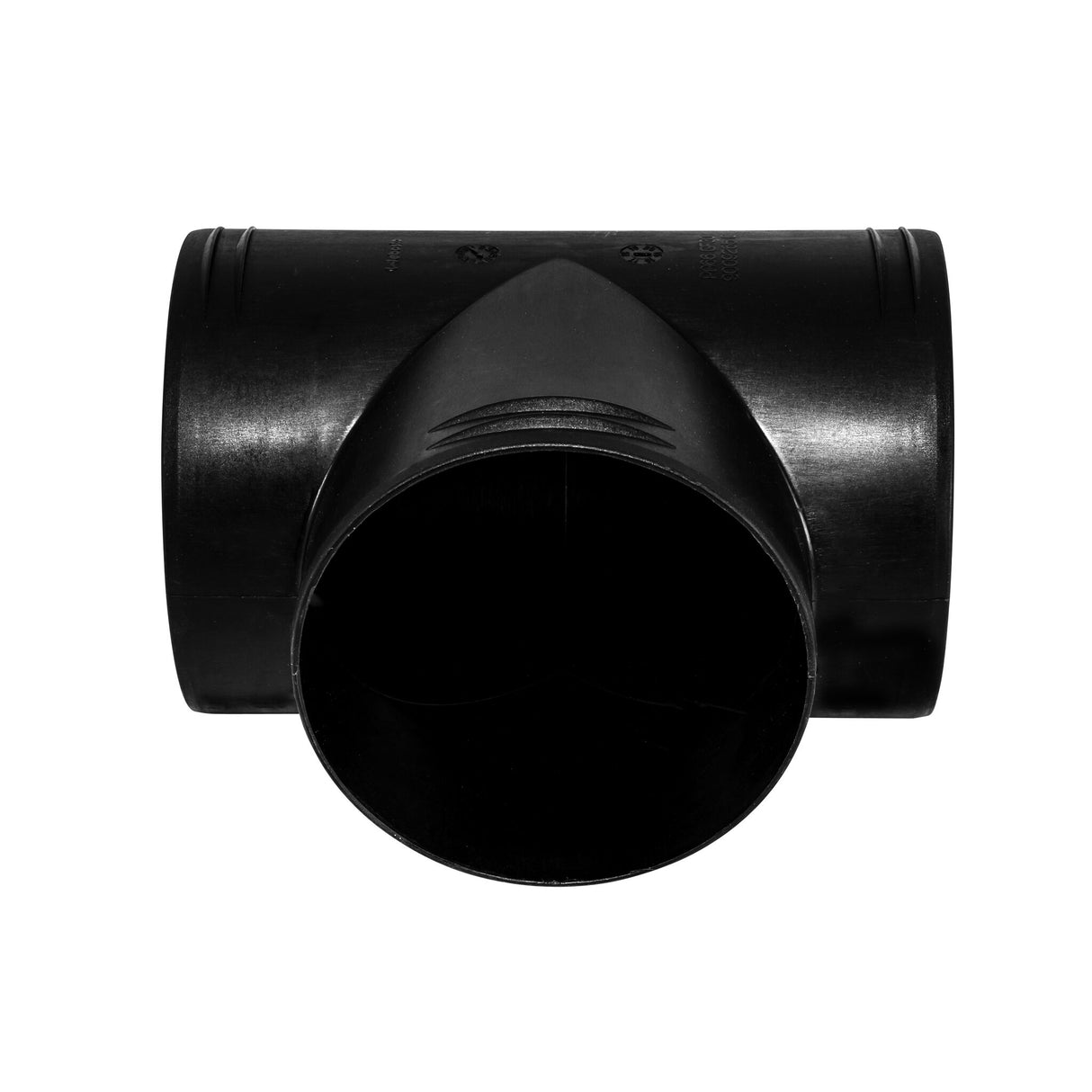Hot air hose T-piece for diesel heaters, T-piece for efficient air distribution, durable and robust - 60 - 90 mm