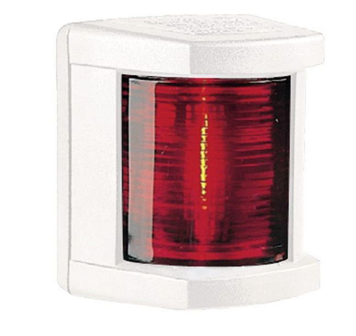 Hella Marine port lantern, navigation light, impact-resistant white housing, anti-magnetic, seawater-resistant, easy bulb replacement