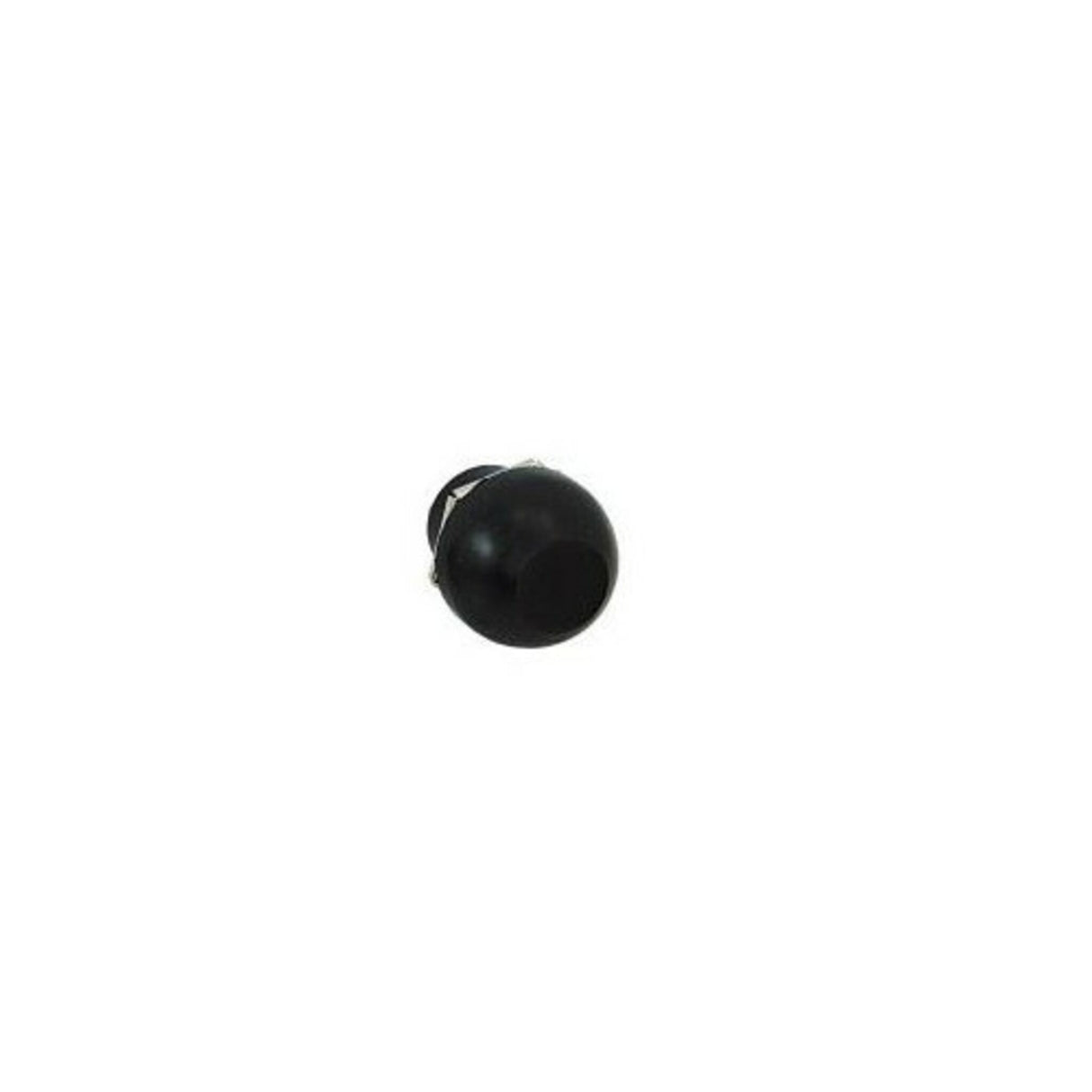 Drucktaster Kunststoff wasserdicht, Druckknopf 12 V 5 A, schwarze Gummikappe 22,5 mm Loch