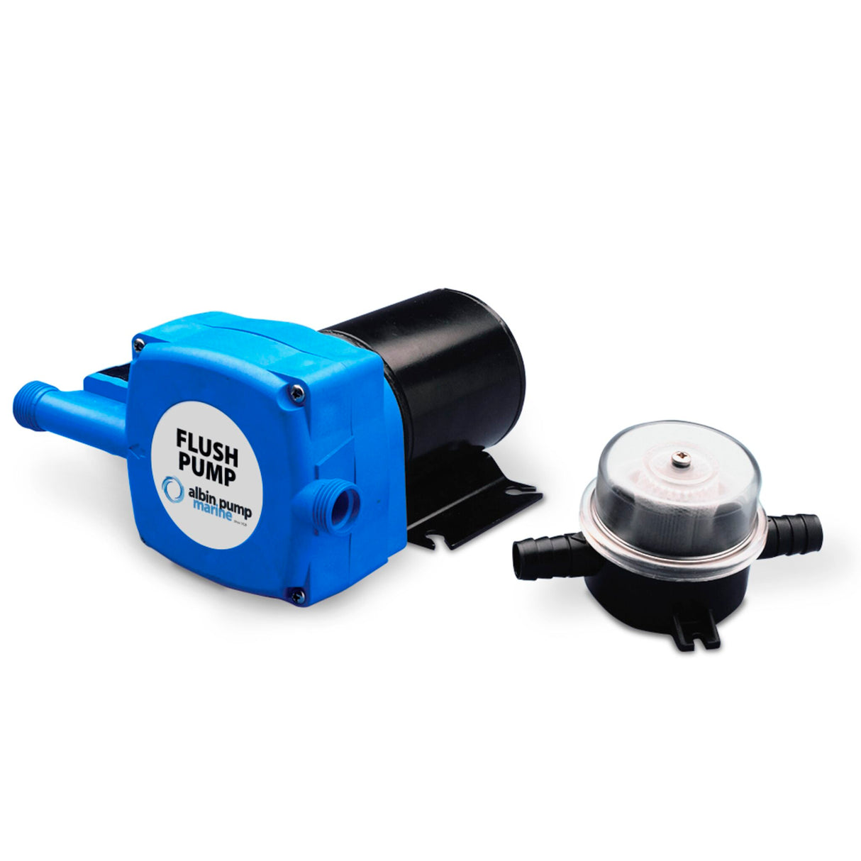 Albin Pump Toilettenpumpe 12 Volt, Wasserpumpe, Seewasser/Frischwasser geeignet