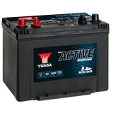 YUASA SMF Dual Battery 12V, starter battery, high reliability - 80 - 100 Ah
