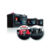 YUASA SMF Dual-Batterie 12V, Starterbatterie, hohe Zuverlässigkeit - 80 - 100 Ah