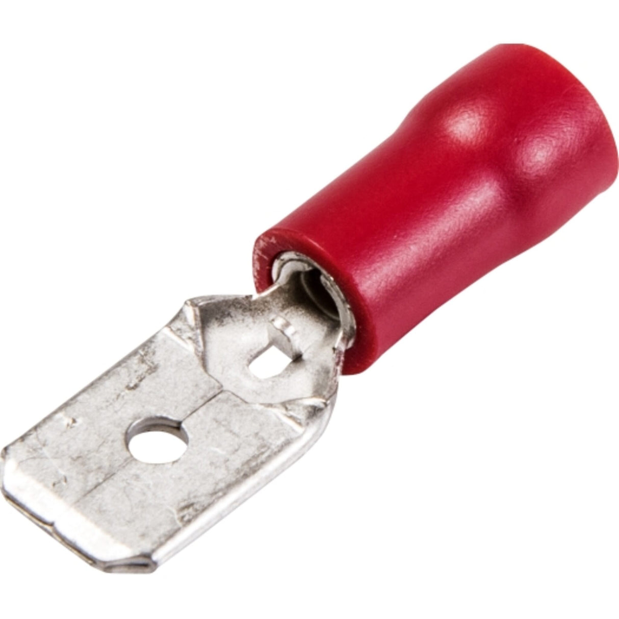 Messing Flachstecker metallische Isolationsstütze, Flachstecker-Connector bis +75° C wärmebeständig - 0,5 - 2,5 mm²