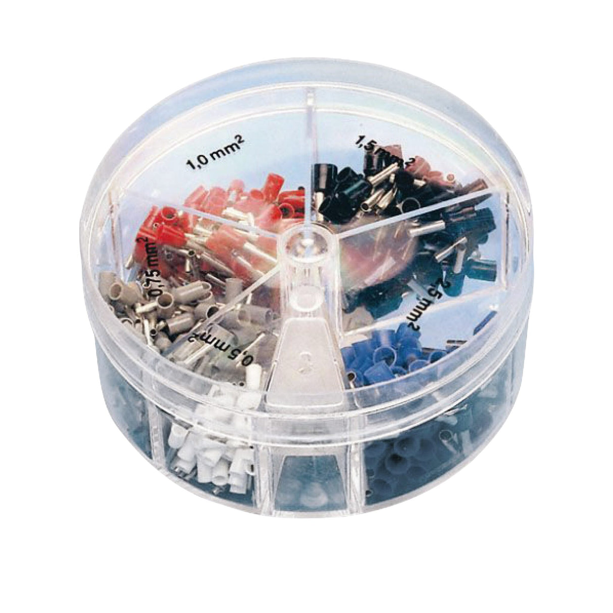 Insulated wire end ferrules box 0.5 to 2.5 mm 400 pieces, cable connectors, high quality