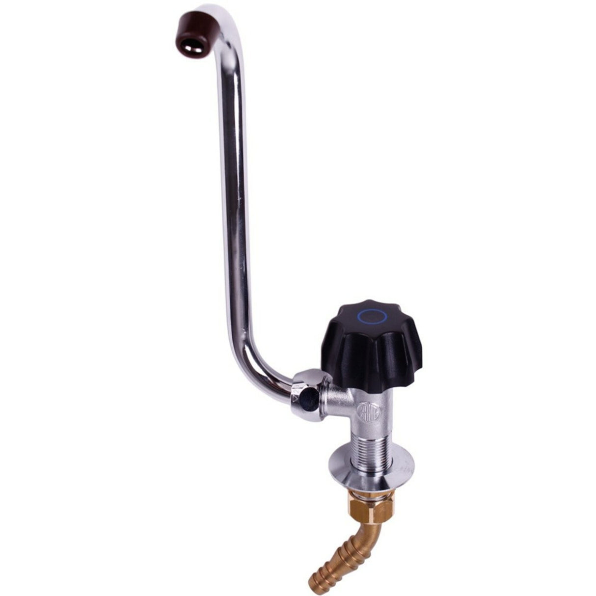 Water tap chrome-plated brass, tap, swivel spout &amp; hose connection