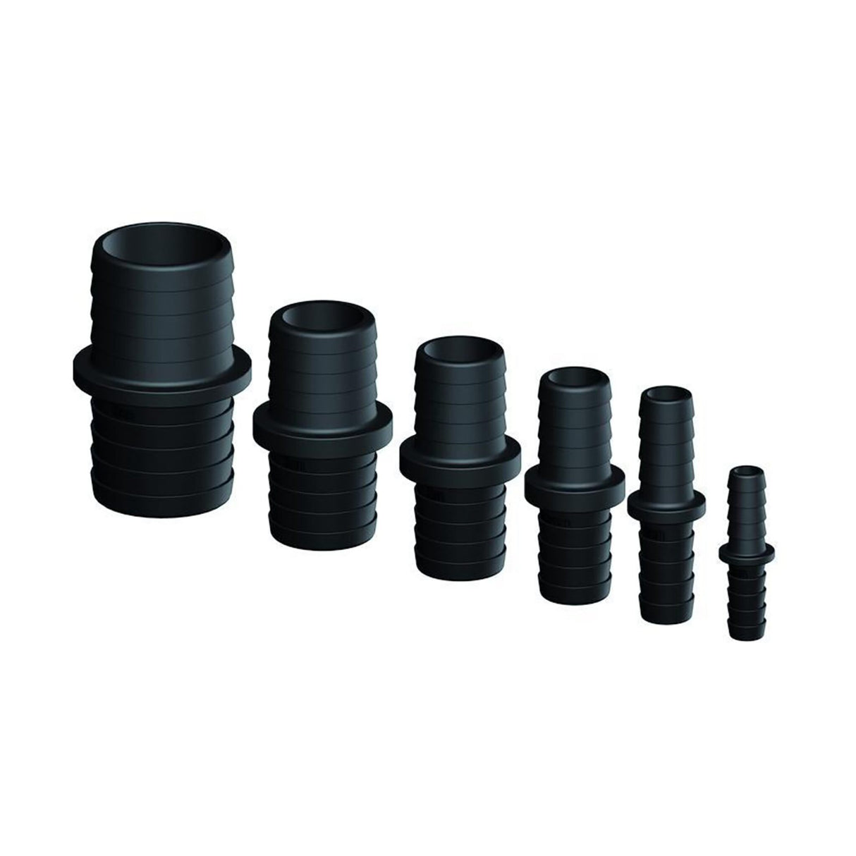 TRUDESIGN Schlauchverbinder gerade, Glasfaserverstärktes Polymer, Hochwertige Verbindungen für Schläuche - 13 - 38 mm